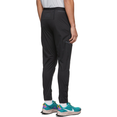 Shop Nike Black  Storm-fit Adv Run Division Sweatpants In Black/blkref