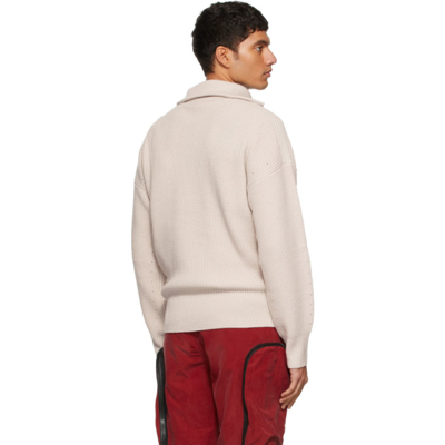 Shop Isabel Marant Off-white Benny Sweater In Ecru 23ec