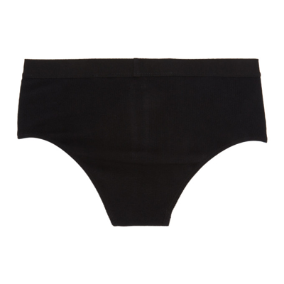 Shop Rick Owens Black Penta Briefs In 09 Black