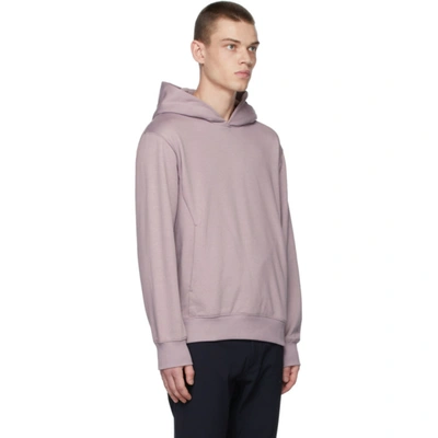 Shop Theory Purple Colts Hoodie In 01v Dusty Orchid