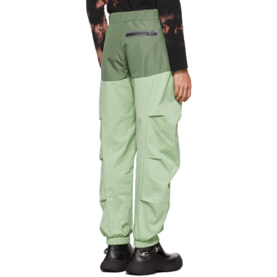 Shop A. A. Spectrum Green Spliced Sport Lounge Pants In Leaf Green