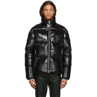 Shop Moncler Genius 6 Moncler 1017 Alyx 9sm Black Down Mahoganus Jacket In 999 Black