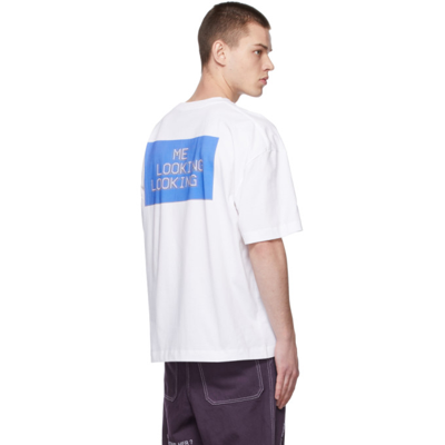 Shop Etudes Studio White Martine Syms Edition Spirit Threat Model T-shirt