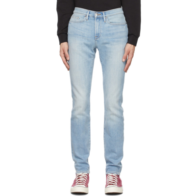 Shop Frame Blue 'l'homme Skinny' Jeans In Finn