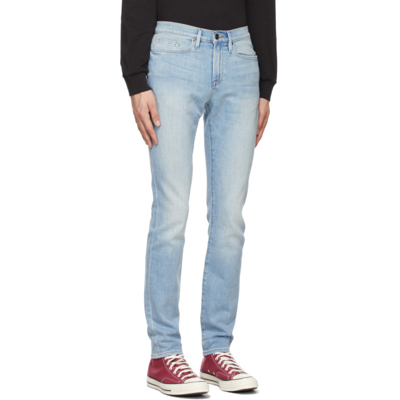 Shop Frame Blue 'l'homme Skinny' Jeans In Finn