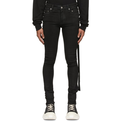 Shop Rick Owens Drkshdw Black Stretch Tyrone Jeans In 09 Black