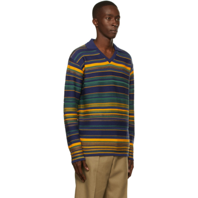 Shop Bed J.w. Ford Multicolor Crow Sweater In Canaria