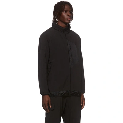 Shop Gramicci Black Stormfleece Zion Jacket