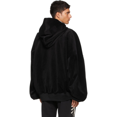 Shop A. A. Spectrum Black Monkord Zip Up Hoodie