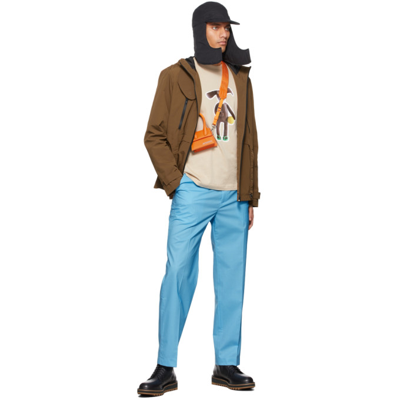 Shop Jacquemus Blue La Montagne 'le Pantalon De Costume' Trousers