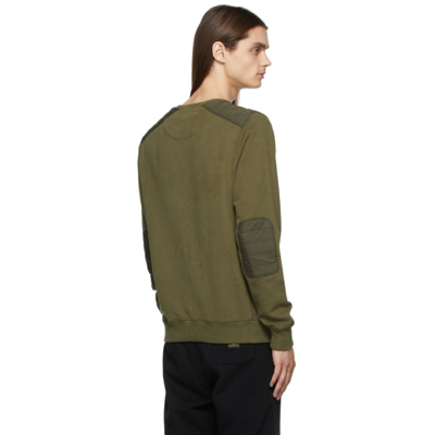 Shop Belstaff Green Jarvis Sweatshirt In 20150 Salvia Melange