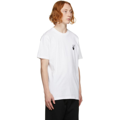 Shop Off-white White Degrade Arrow T-shirt In White/multi
