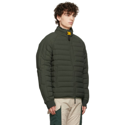 Shop Parajumpers Khaki Moses-m Down Jacket In 764 Sycamore