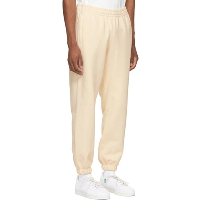 Shop Adidas Originals By Pharrell Williams Off-white Basics Lounge Pants In Ecru