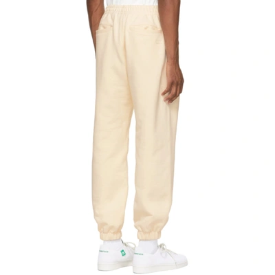 Shop Adidas Originals By Pharrell Williams Off-white Basics Lounge Pants In Ecru