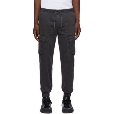 Shop Juunj Grey Twill Cargo Pants In 3 Grey