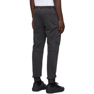 Shop Juunj Grey Twill Cargo Pants In 3 Grey