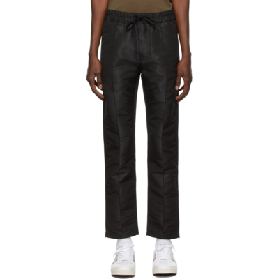 Shop Tom Ford Black Loose Sports Trousers In K09 Black