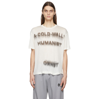 Shop A-cold-wall* Off-white Rationale T-shirt