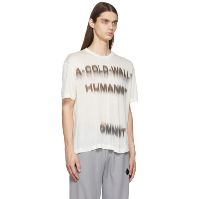 Shop A-cold-wall* Off-white Rationale T-shirt