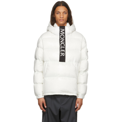 Shop Moncler White Down Maury Jacket In 085 White
