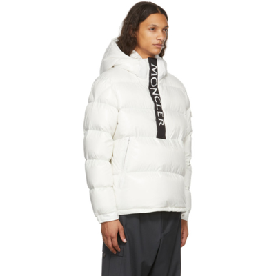 Shop Moncler White Down Maury Jacket In 085 White