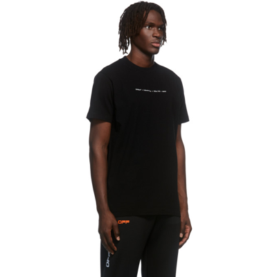 Shop Off-white Black Tornado Arrow Graphic T-shirt In Black/multi
