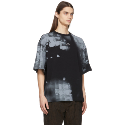 Shop A-cold-wall* Black Brush Stroke T-shirt
