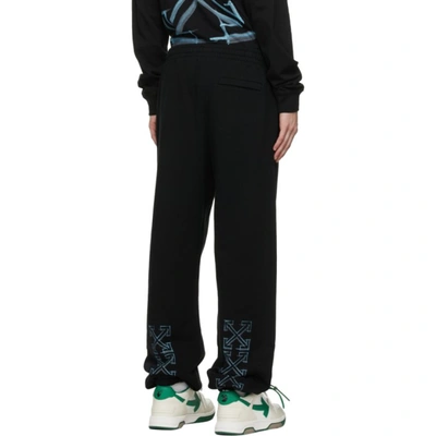 Shop Off-white Black Marker Arrow Lounge Pants In Black/multi