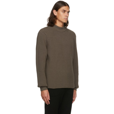 Shop Judy Turner Taupe Richard Sweater In Copal