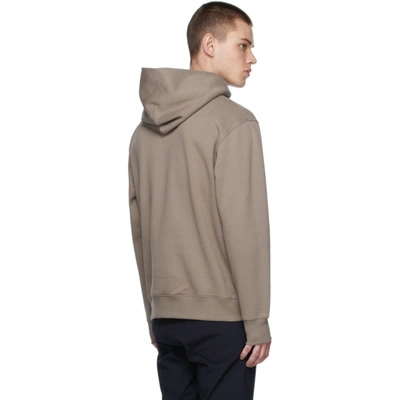Shop Theory Taupe Colts Hoodie In 02d Tapir