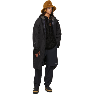 Shop Moncler Genius 4 Moncler Hyke Navy Layered Trousers In 778 Navy