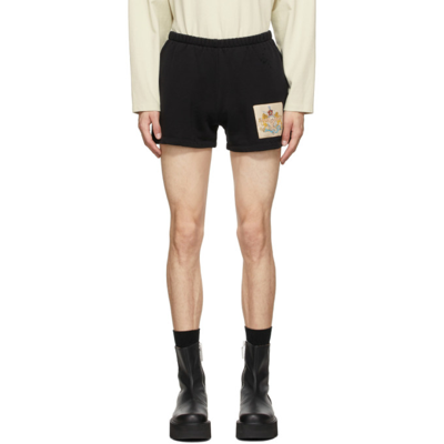 Shop Liberal Youth Ministry Logo Lounge Shorts In Black