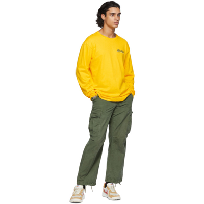 Shop Tom Sachs Logjam Long Sleeve T-shirt In Golden Yellow