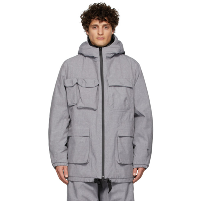 Grey Gore-tex Hooded Jacket