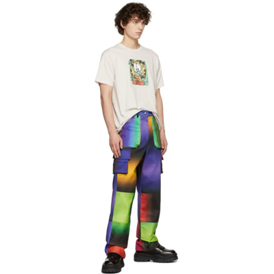 Shop Agr Multicolor Gradient Twill Cargo Pants