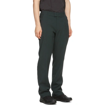 Shop Affix Grey Flex-grid Work Trousers In Field Grey