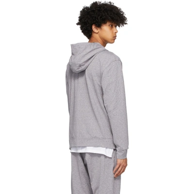 Shop Nike Grey Dri-fit Yoga Hoodie In 056 Gunsmok