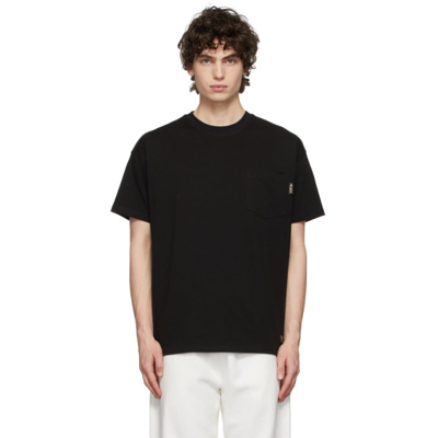 Shop Advisory Board Crystals Black Pocket T-shirt In Anthracite