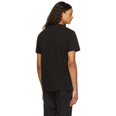 Shop Alyx Black Visual Logo T-shirt In Blackblk0001