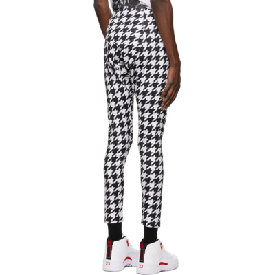 Shop Comme Des Garçons Homme Deux Houndstooth Double-sided Lounge Pants In 1 Check