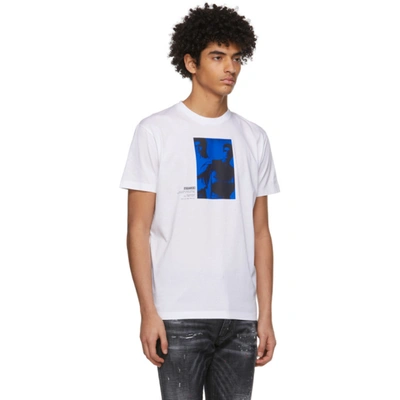 Shop Dsquared2 White Ibrahimovic Edition Punk T-shirt In 100 White