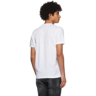 Shop Dsquared2 White Ibrahimovic Edition Punk T-shirt In 100 White