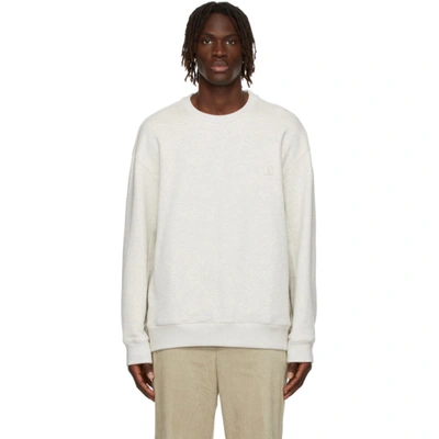 Shop Solid Homme Pocket Sweatshirt In Grey 603g