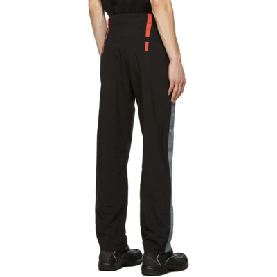 KIKO KOSTADINOV BLACK & RED JETHRA TROUSERS 