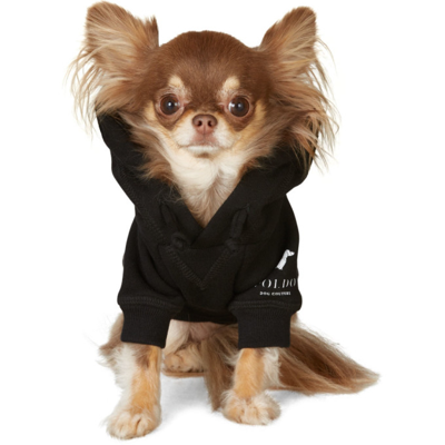 Shop Dsquared2 Black Poldo Dog Couture Edition Band Hoodie In 2124 Nero