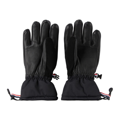 Shop Fusalp Black Albinen Gloves In 01000 Noir