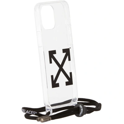Shop Off-white Transparent Arrows Iphone 12 Pro Max Phone Case