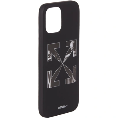 Shop Off-white Black & White Carav Arrow Iphone 12 Pro Max Case In Black/white