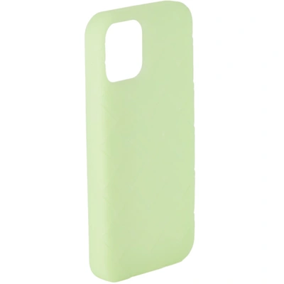 Shop Bottega Veneta Green Glow-in-the-dark Iphone 12/12 Pro Case In 8330 Glow